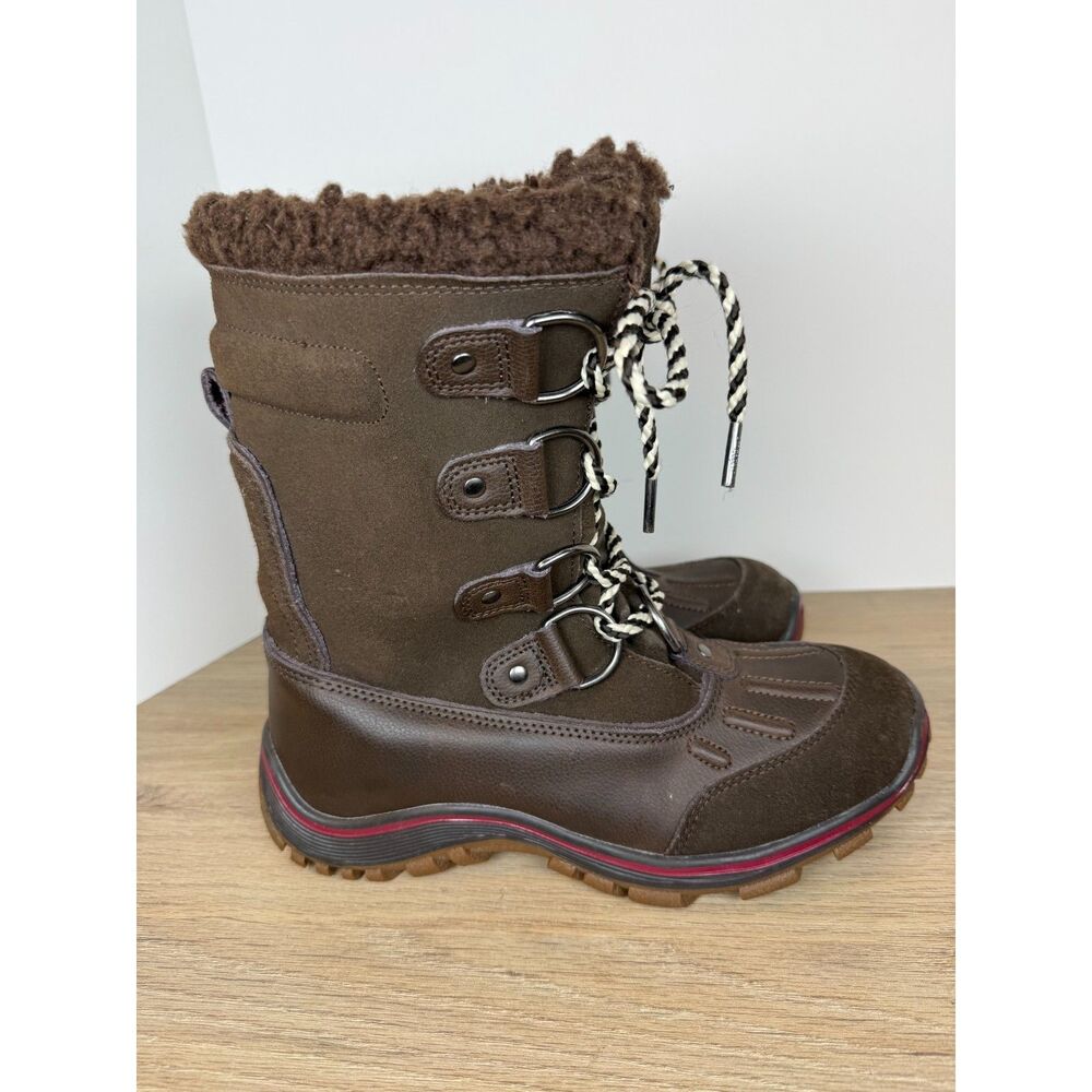 Pajar Canada Women’s Size 8.5 Brown Waterproof Seam Sealed Winter Boots